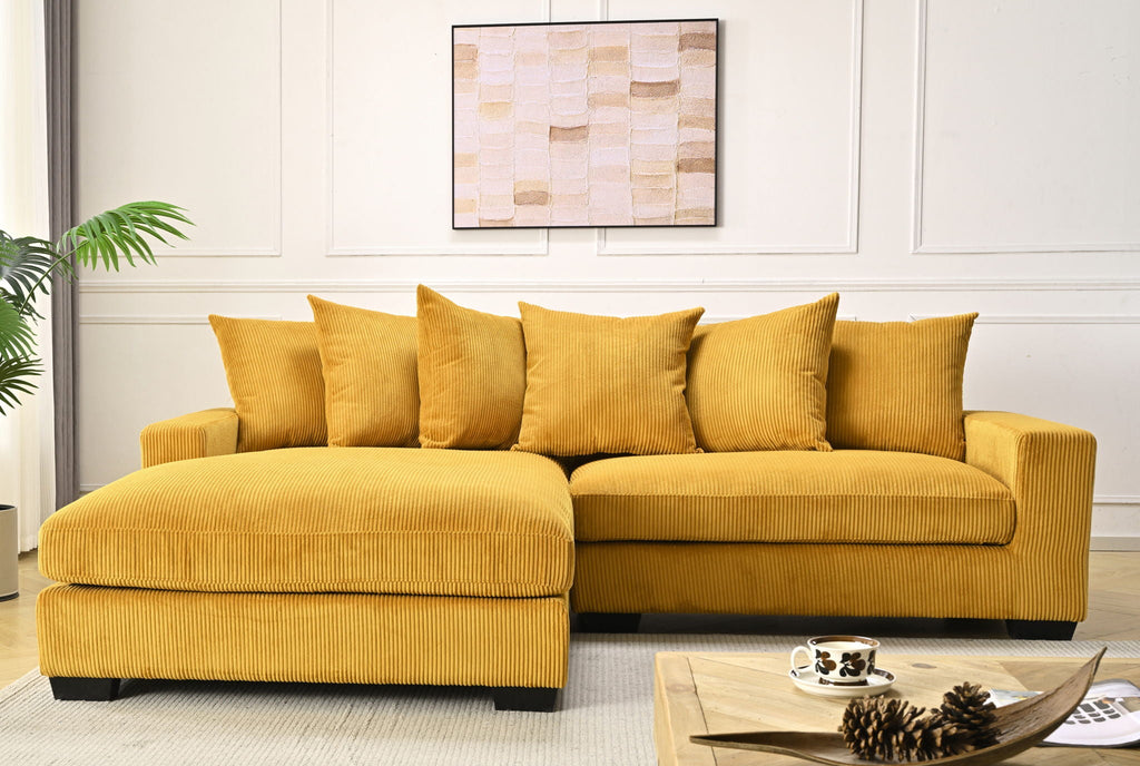 Luxe - Oversized 2 Piece L Shaped Sofa With Chaise