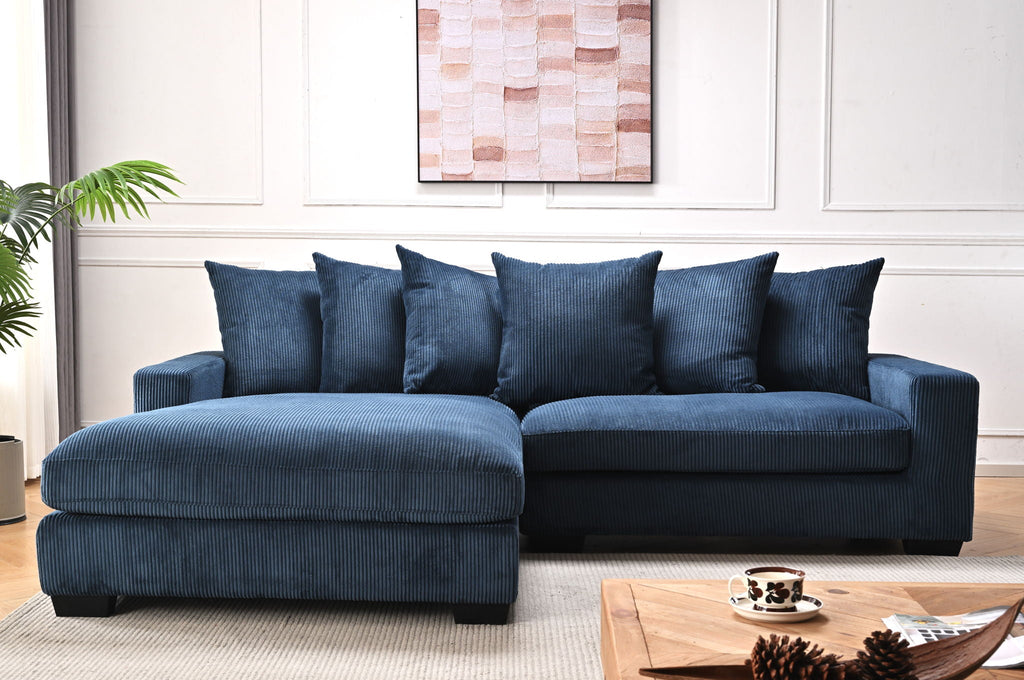 Luxe - Oversized 2 Piece L Shaped Sofa With Chaise