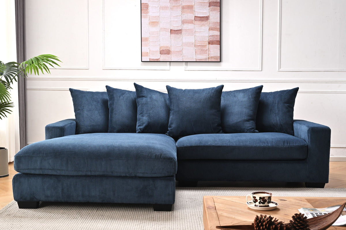 Luxe - Oversized 2 Piece L Shaped Sofa With Chaise
