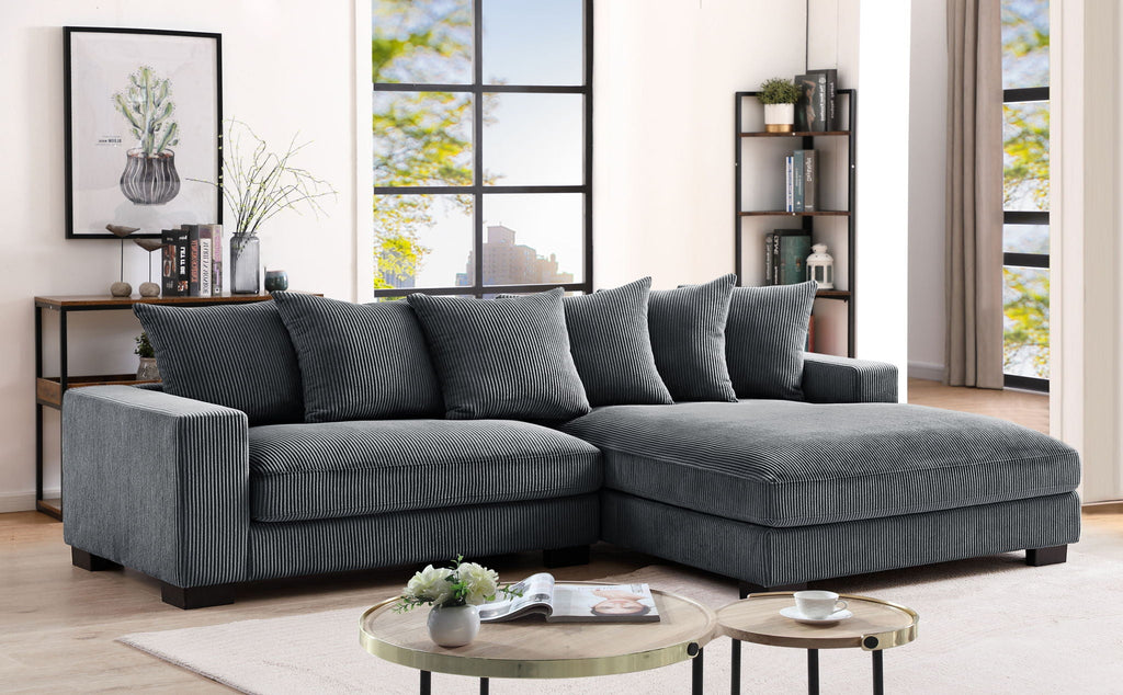 Luxe - Oversized 2 Piece L Shaped Sofa With Chaise