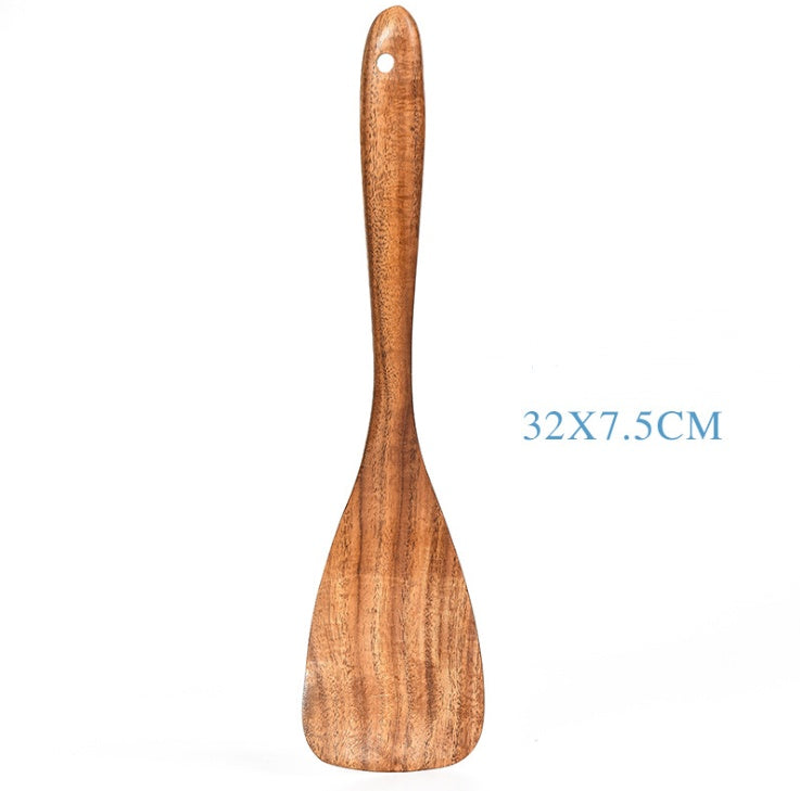 Teak Natural Wood Tableware Spoon Ladle