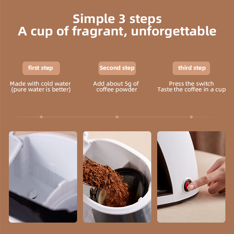 New Coffee Machine  Small Portable Coffee Maker