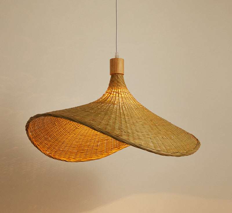 Bamboo Modern Japanese Chandelier Lamp