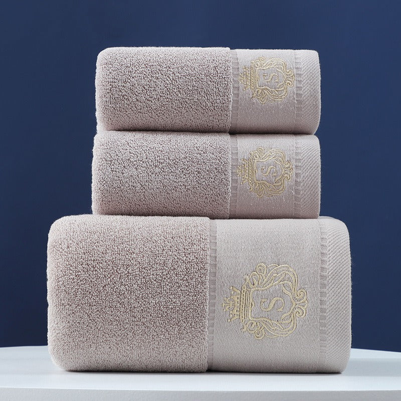 Towel Set Of Pure Cotton Towel Bath Towel Three-Piece Gift Set