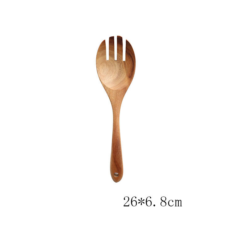 Teak Natural Wood Tableware Spoon Ladle