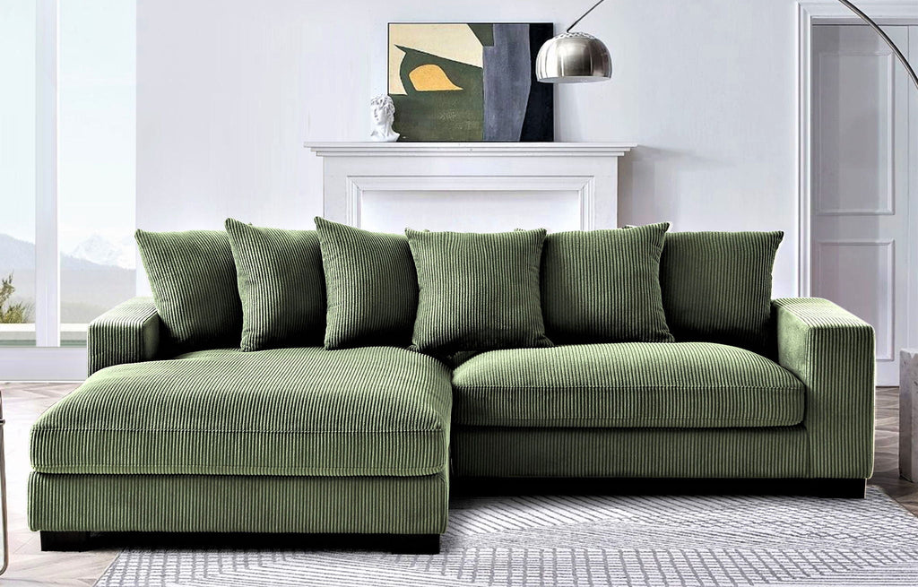 Luxe - Oversized 2 Piece L Shaped Sofa With Chaise