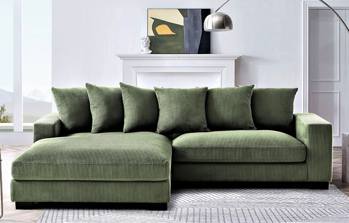 Luxe - Oversized 2 Piece L Shaped Sofa With Chaise