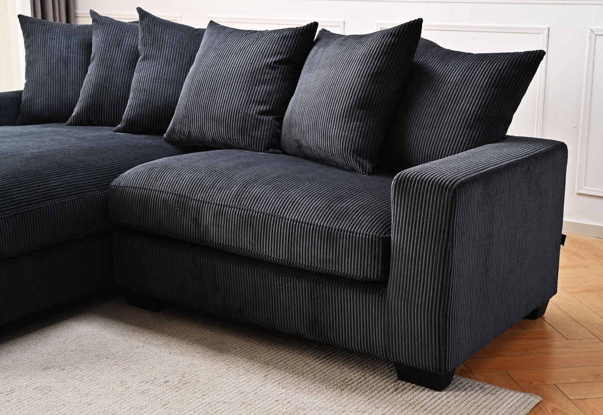 Luxe - Oversized 2 Piece L Shaped Sofa With Chaise