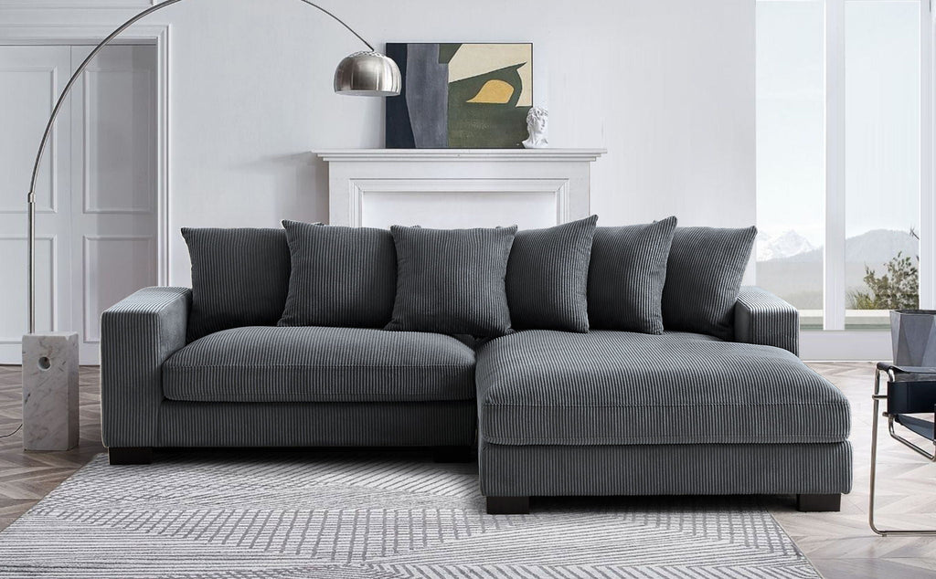 Luxe - Oversized 2 Piece L Shaped Sofa With Chaise