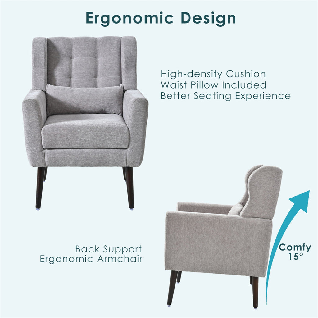 Modern Accent Chair, Arm Chairs For Living Room