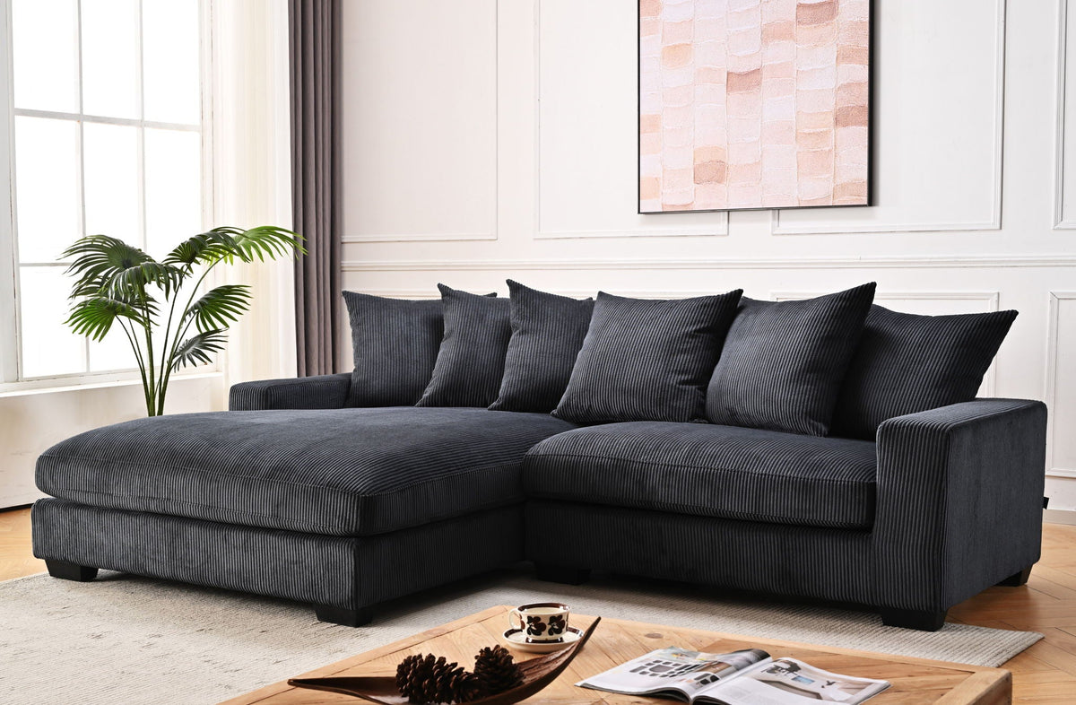 Luxe - Oversized 2 Piece L Shaped Sofa With Chaise