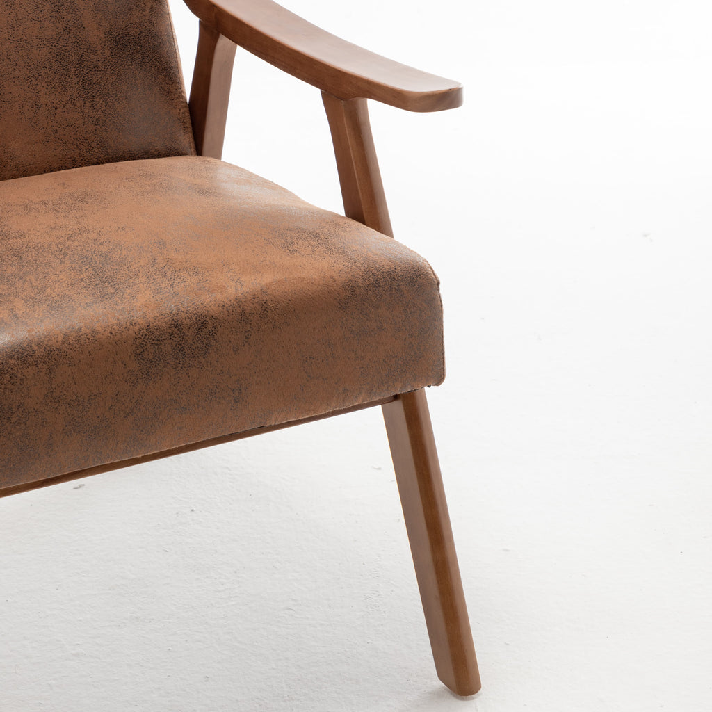 Medieval modern chair, solid wood frame