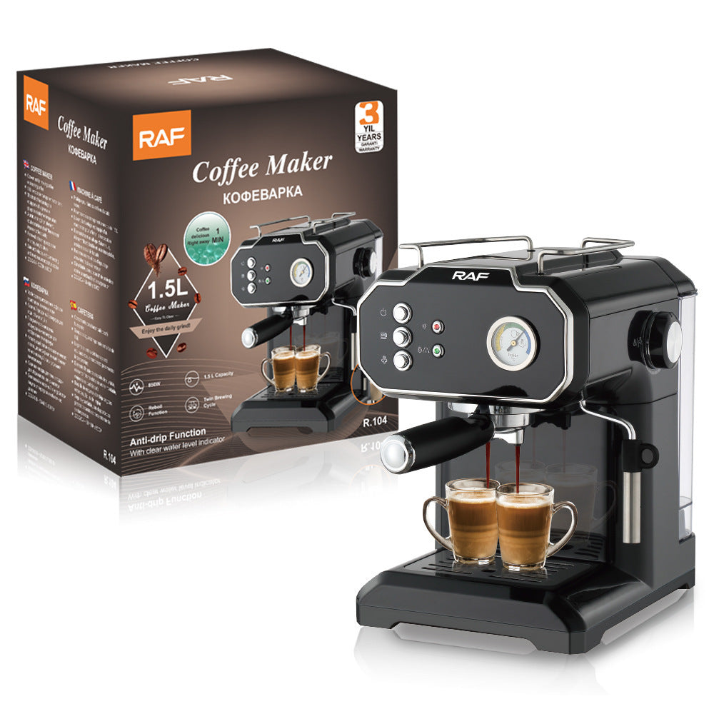 Semi Automatic Steam Milk Coffee Machine