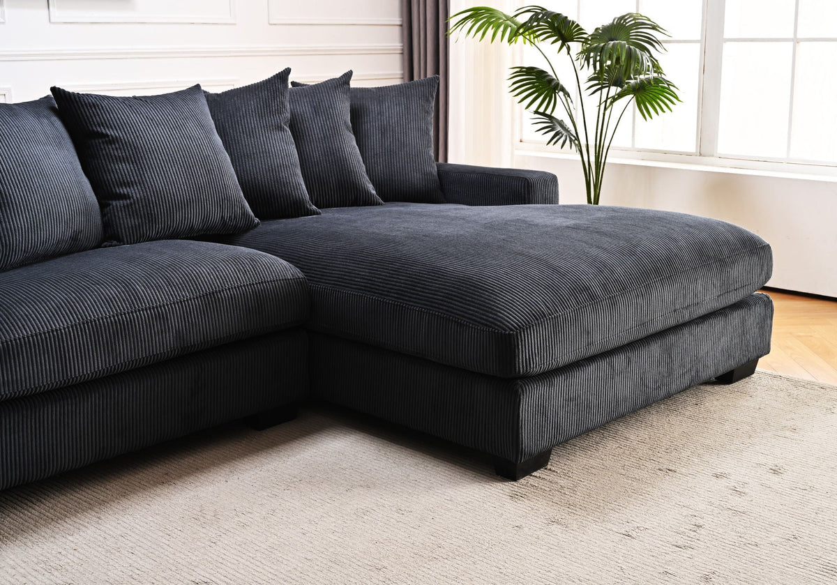 Luxe - Oversized 2 Piece L Shaped Sofa With Chaise