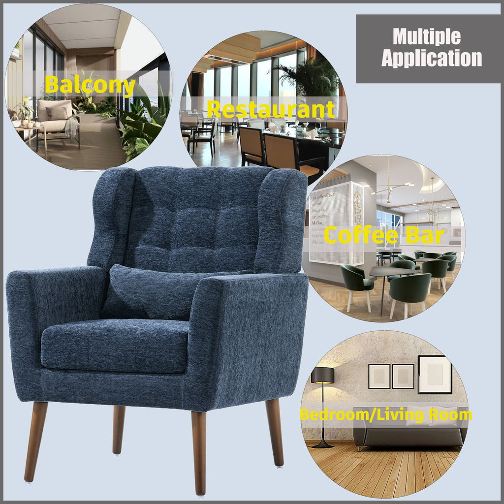 Modern Accent Chair, Arm Chairs For Living Room