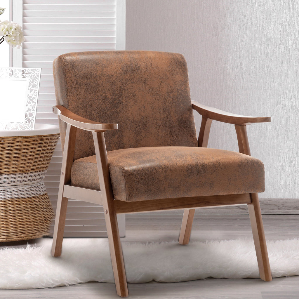 Medieval modern chair, solid wood frame