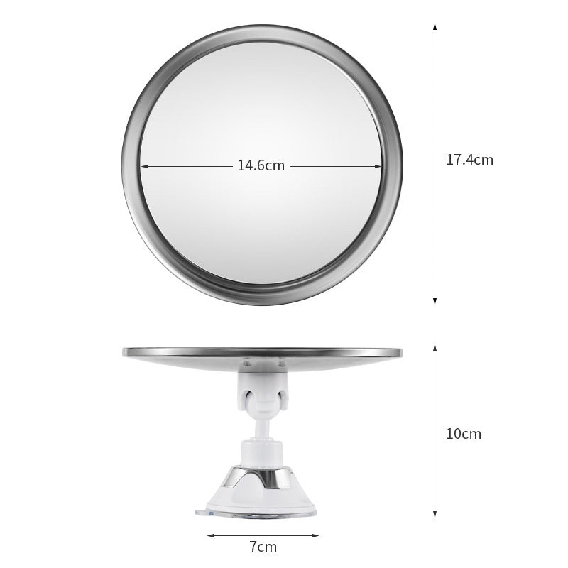 Bathroom Anti-fog Mirror With 360-degree Rotating