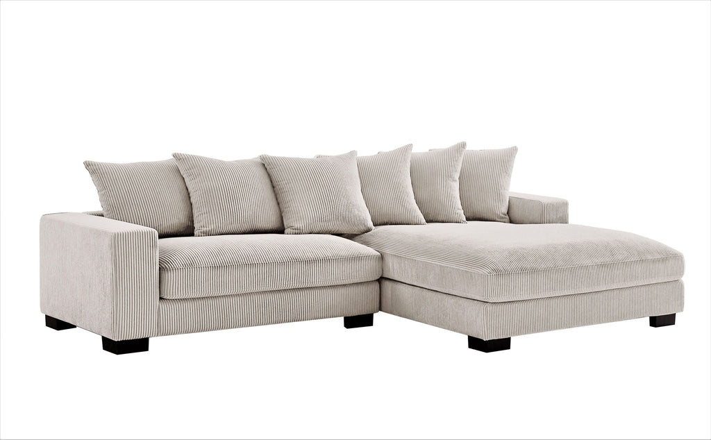 Luxe - Oversized 2 Piece L Shaped Sofa With Chaise