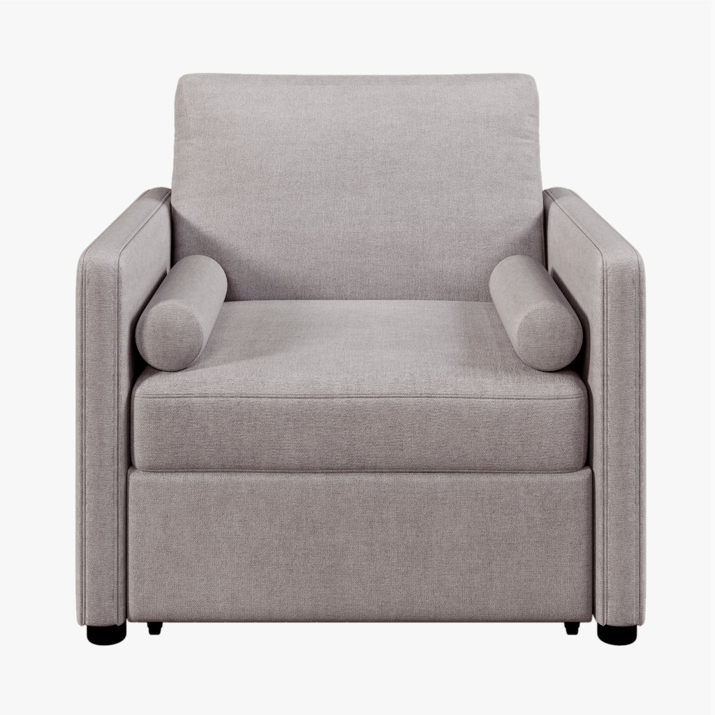 3 in 1 Convertible Sleeper Chair  Lounger Chair Turns Into Bed