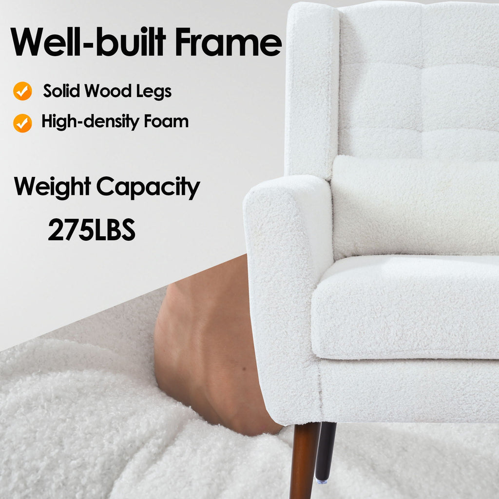 Modern Accent Chair, Arm Chairs For Living Room