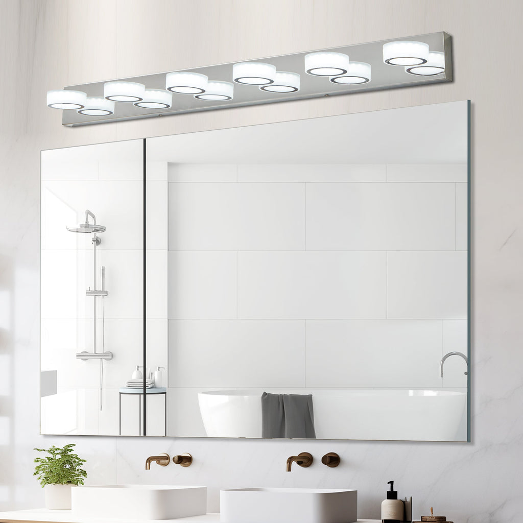 LED Modern Chrome 6-Light Vanity Lights Fixtures