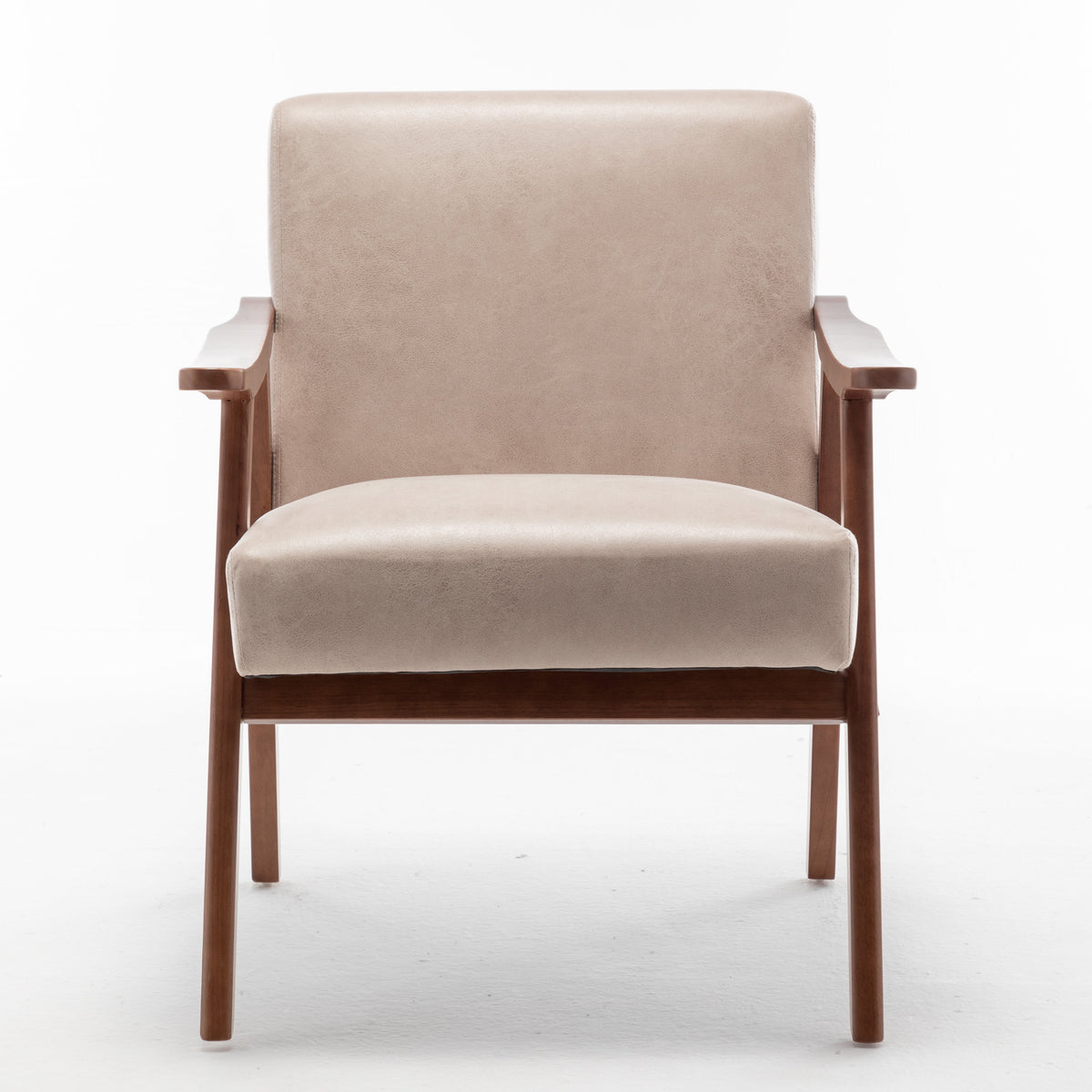 Solid wood frame living room chair