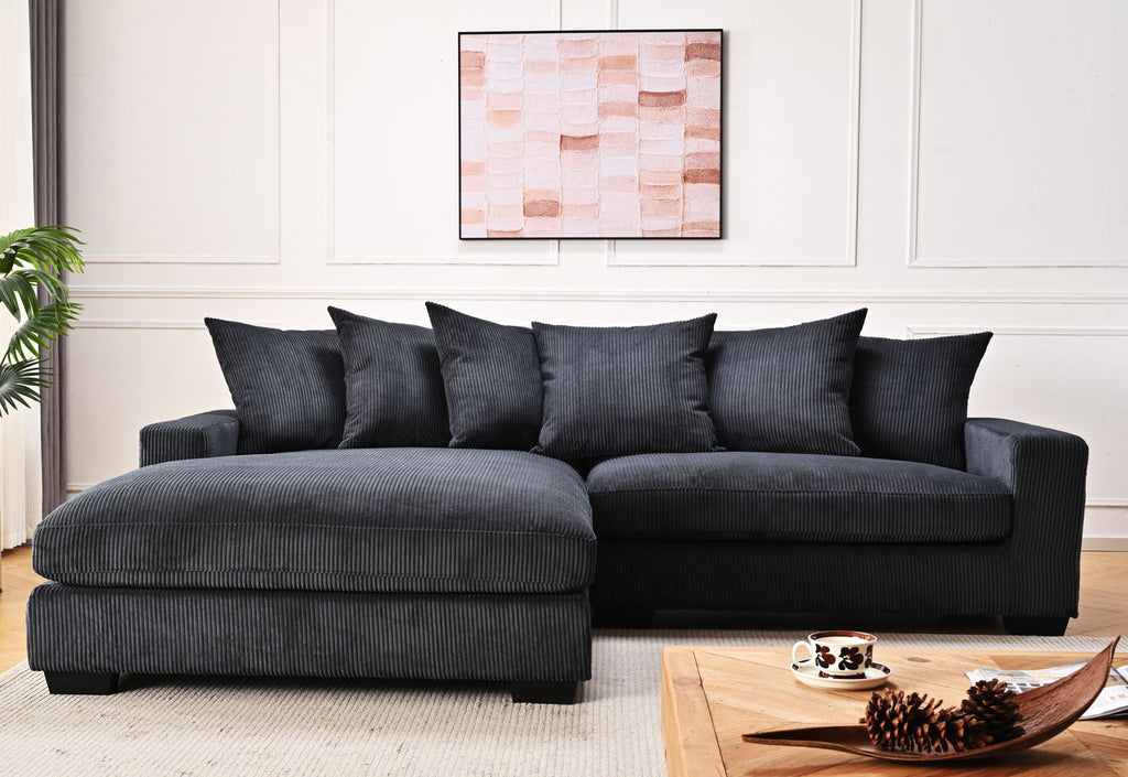 Luxe - Oversized 2 Piece L Shaped Sofa With Chaise