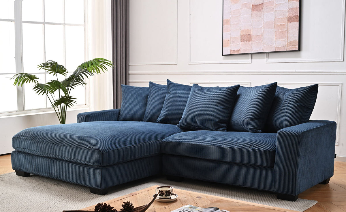 Luxe - Oversized 2 Piece L Shaped Sofa With Chaise