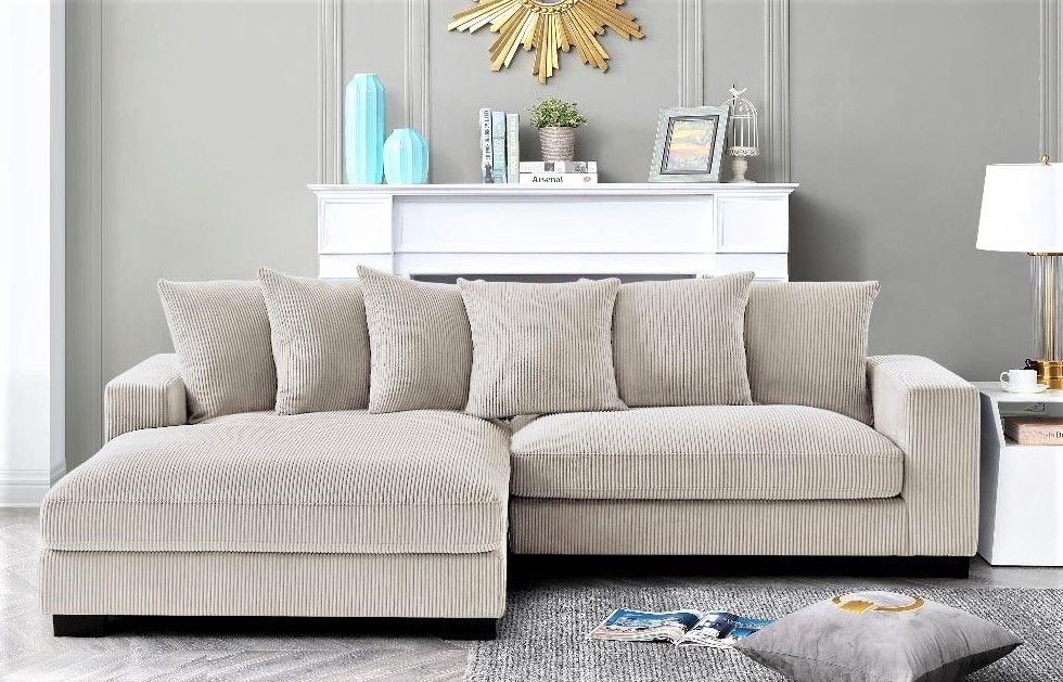 Luxe - Oversized 2 Piece L Shaped Sofa With Chaise