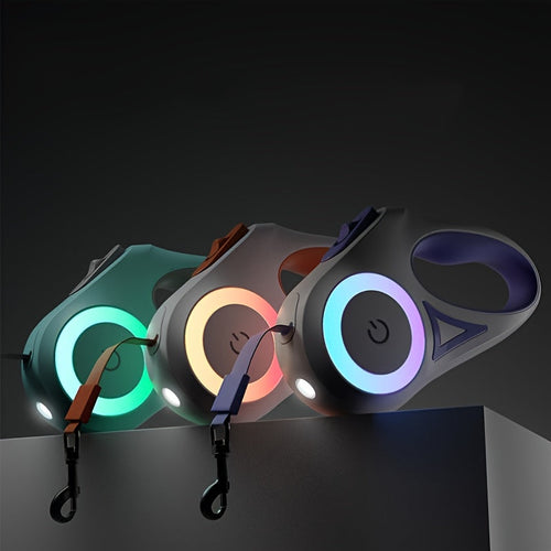 3 And 5M Dog Leash Light Retractable Pet Leads