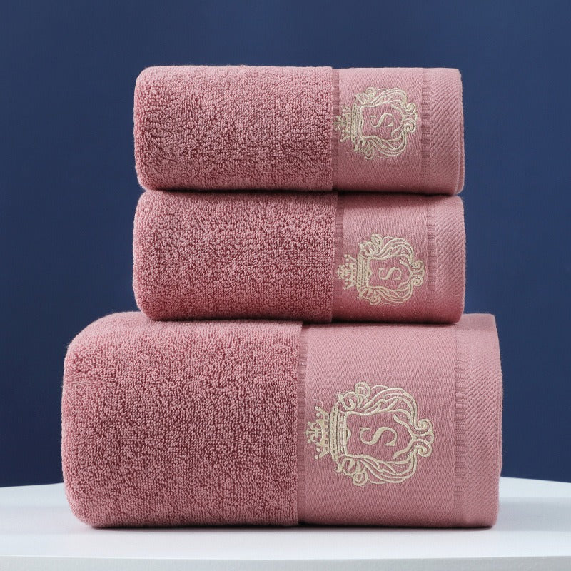 Towel Set Of Pure Cotton Towel Bath Towel Three-Piece Gift Set
