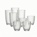 Capri 8-Piece Glassware Set – 4 Coolers (16oz) & 4 DOF Glasses (10oz)