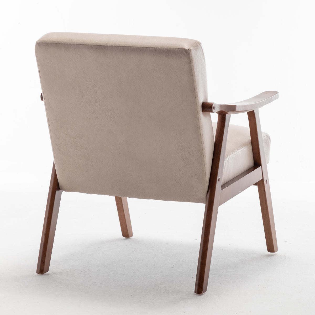Solid wood frame living room chair