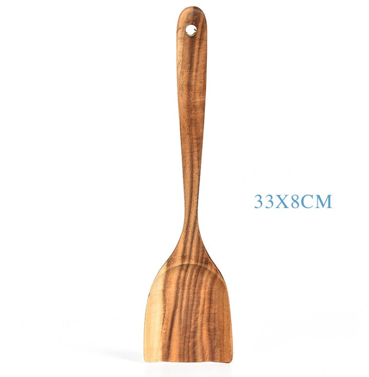 Teak Natural Wood Tableware Spoon Ladle