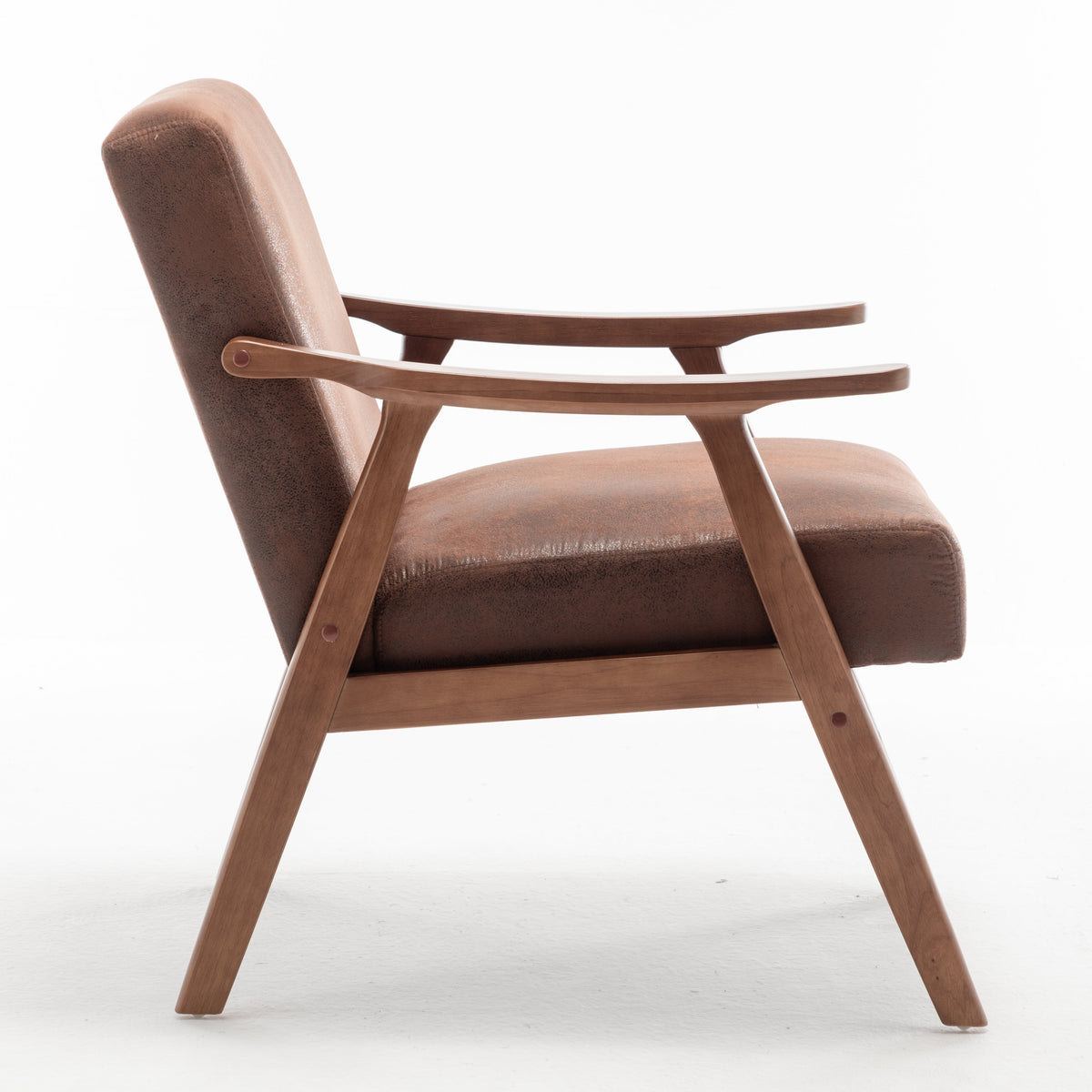 Medieval modern chair, solid wood frame