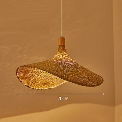 Bamboo Modern Japanese Chandelier Lamp