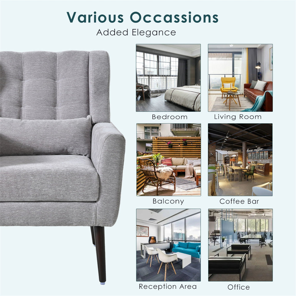 Modern Accent Chair, Arm Chairs For Living Room
