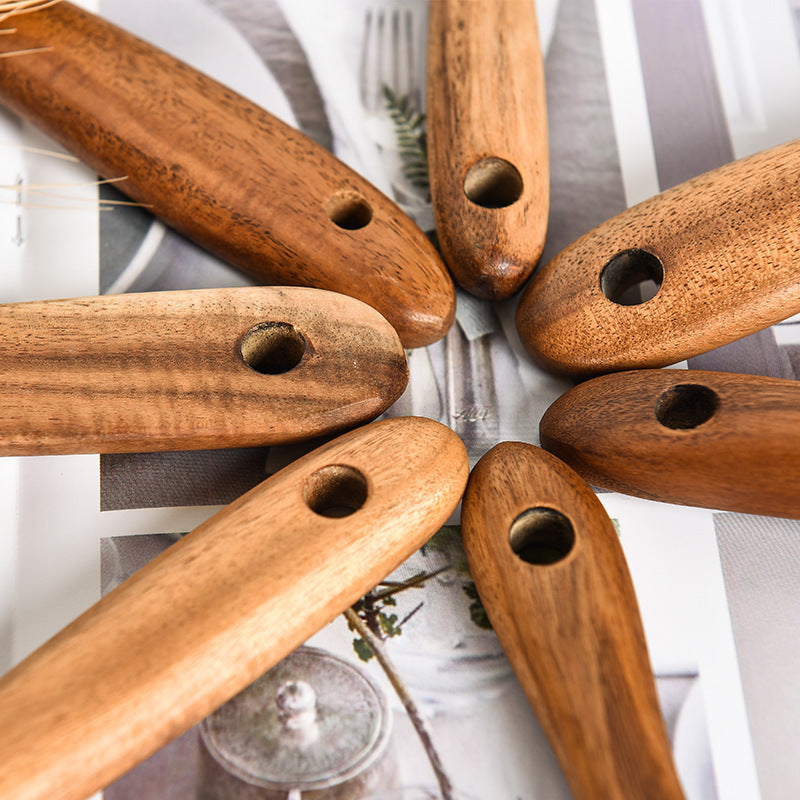 Teak Natural Wood Tableware Spoon Ladle