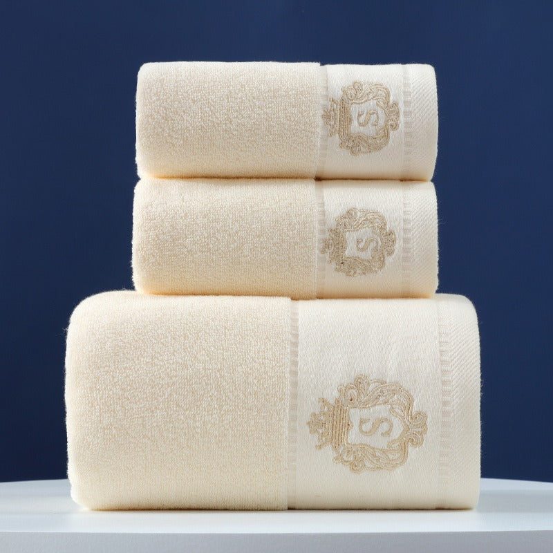 Towel Set Of Pure Cotton Towel Bath Towel Three-Piece Gift Set