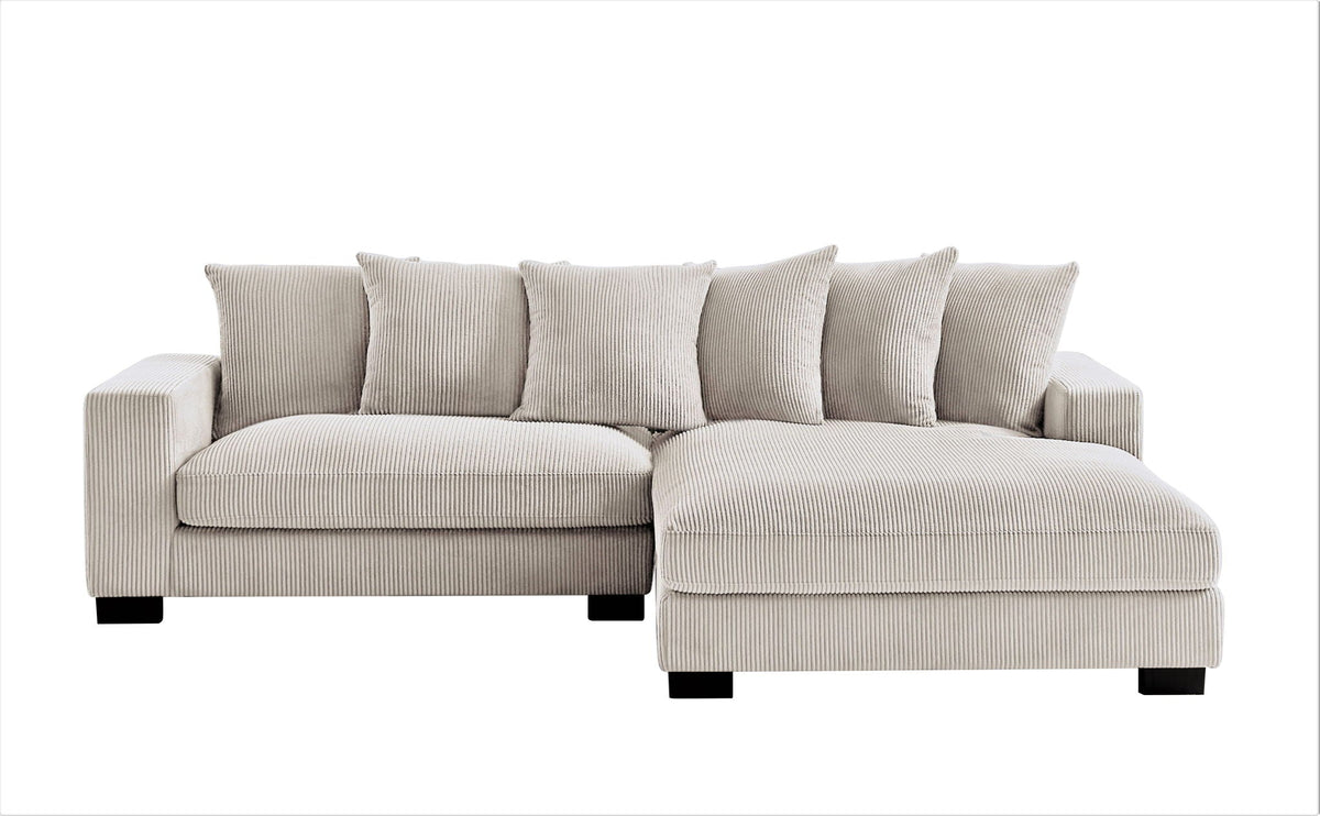 Luxe - Oversized 2 Piece L Shaped Sofa With Chaise