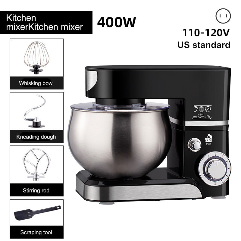 400W Stand Mixer, Multifunctional Kitchen Machine – Automatic Dough Kneader