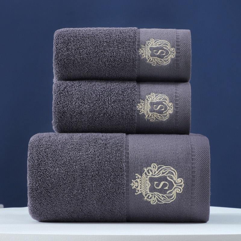 Towel Set Of Pure Cotton Towel Bath Towel Three-Piece Gift Set