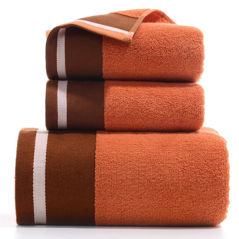 Towel Set Of Pure Cotton Towel Bath Towel Three-Piece Gift Set