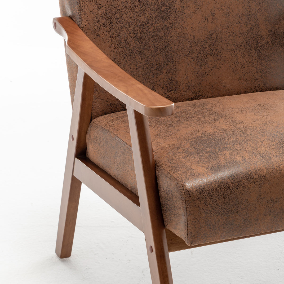 Medieval modern chair, solid wood frame