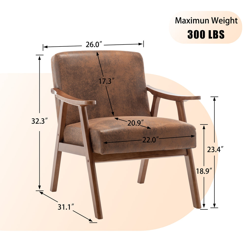 Medieval modern chair, solid wood frame