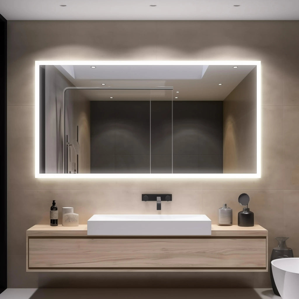 Hausvita Deluxe Edge Glow LED Bathroom Mirror