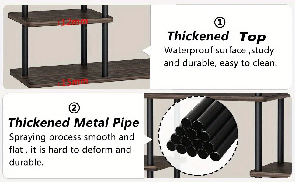INGIORDAR 4-Tier Metal Plant Stand Indoor 10 Pot