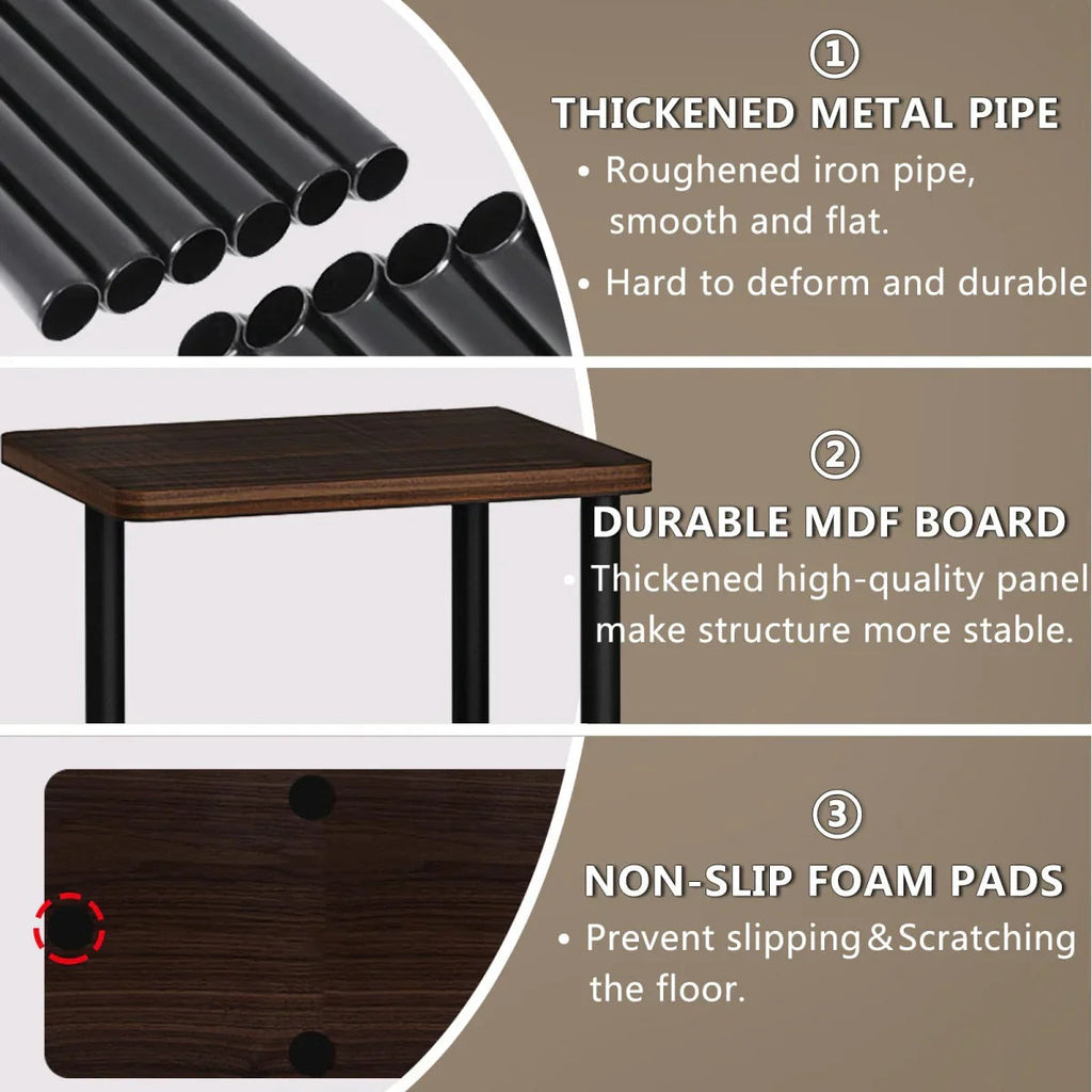 INGIORDAR 4-Tier Metal Plant Stand Indoor 10 Pot