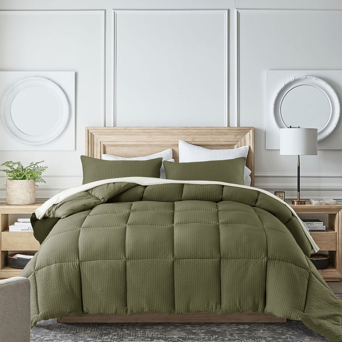 Kasentex Reversible All-Season Comforter Twin/Queen/King