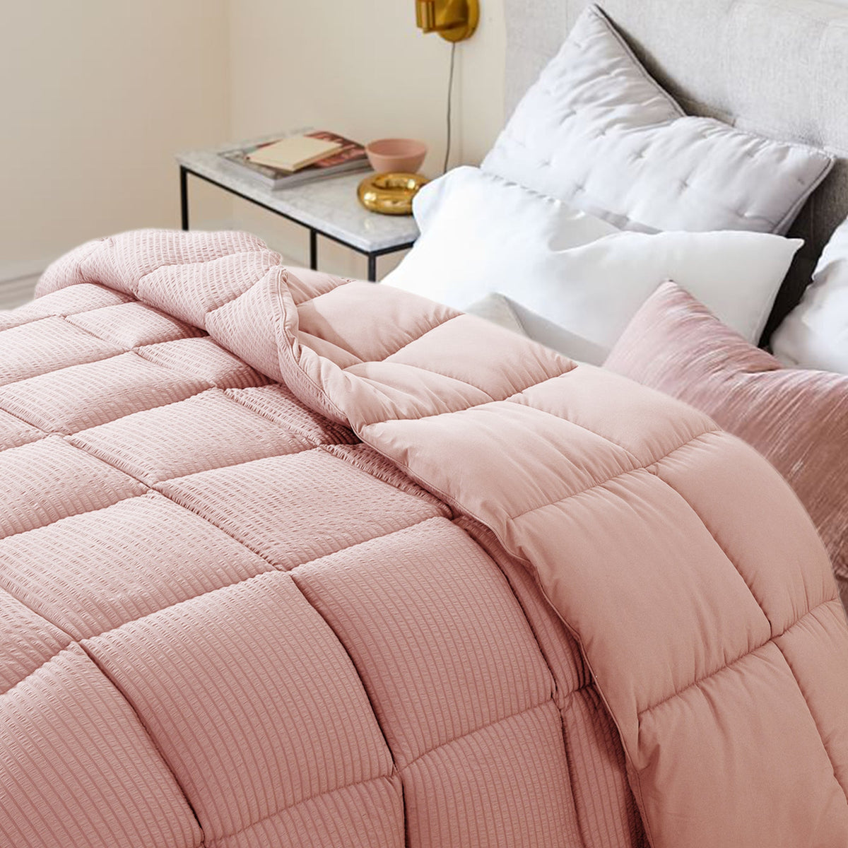Kasentex Reversible All-Season Comforter Twin/Queen/King